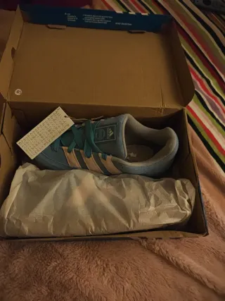 Zapatillas Adidas Hombre Azul Beige