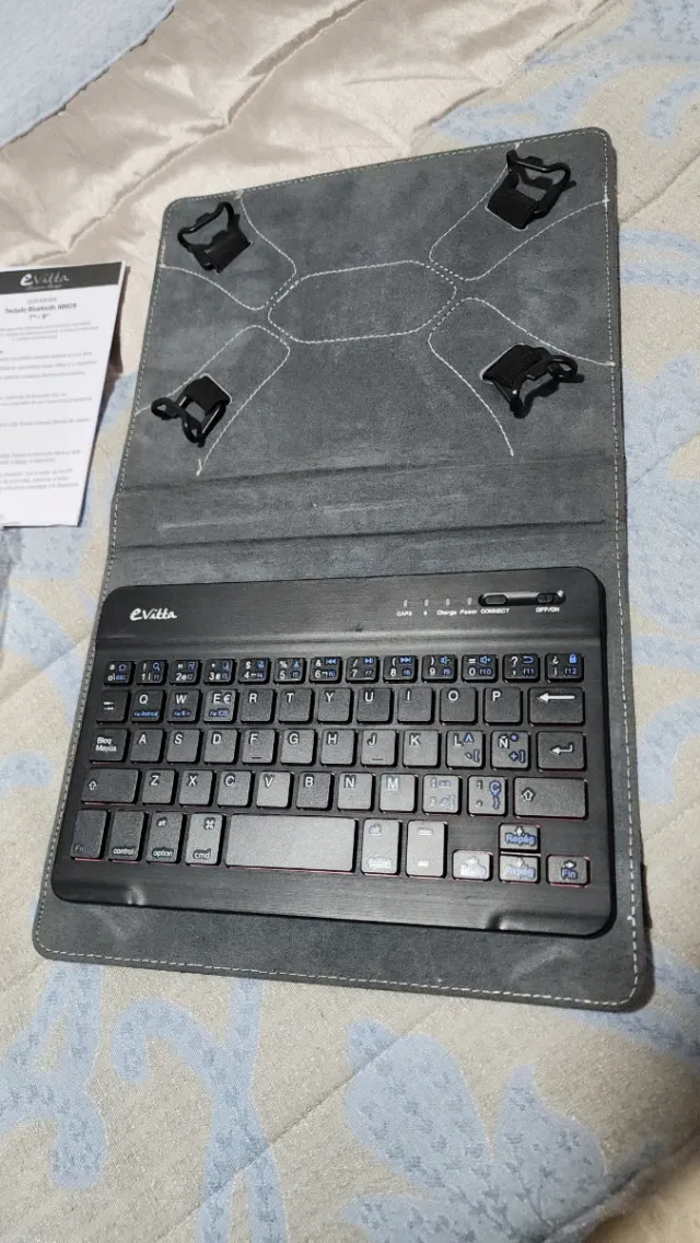 Funda tablet 7-8 con Teclado inalambrico Bluetooth