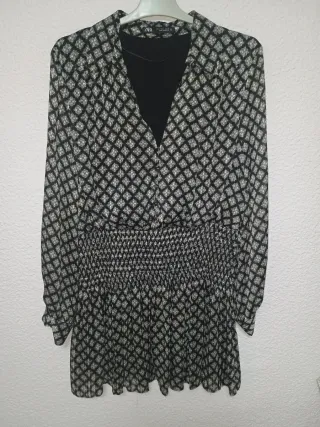Vestido Zara estampado