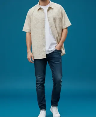 Camisa H&M Keith Haring Pop Art Talla L