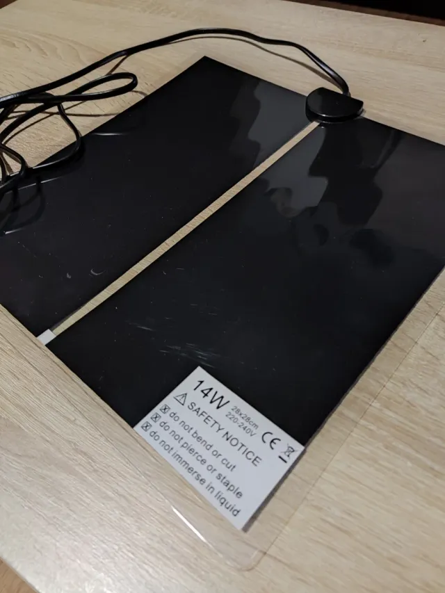 Manta Térmica Terrario 14W 26x28cm