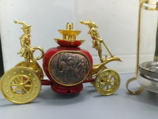 Cafetera Francesa Dorada Vidrio