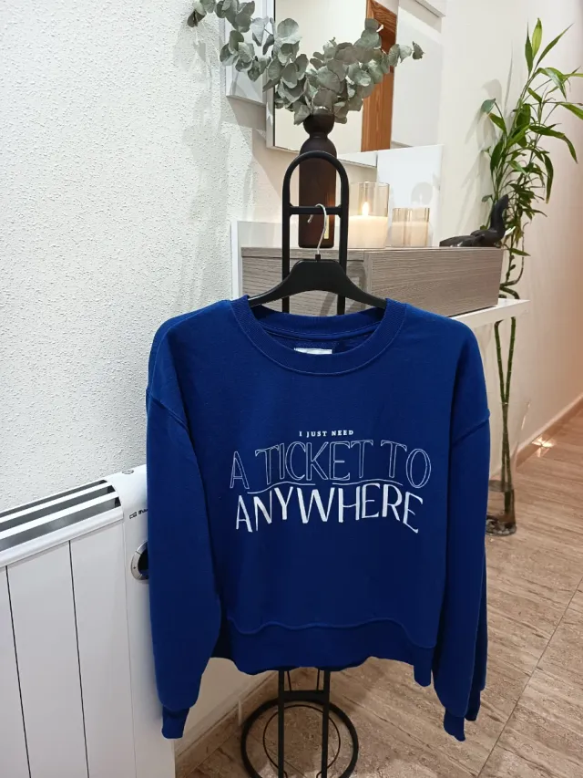 Sudadera Lefties Azul Talla M