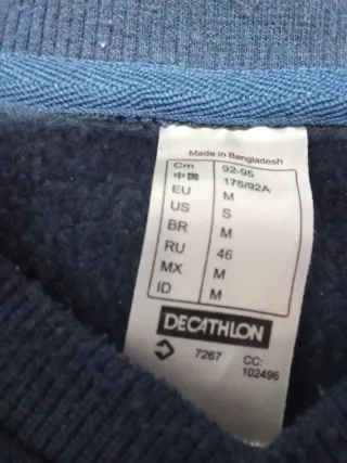 Jersey de lana y algodón de hombre de Decathlon