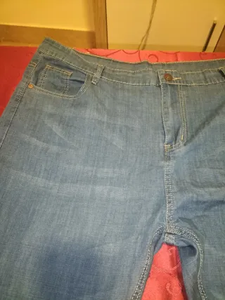 Pantalón vaquero mujer azul