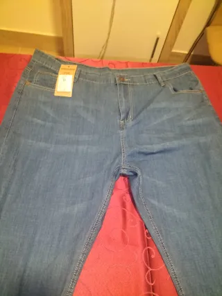 Pantalón vaquero mujer azul