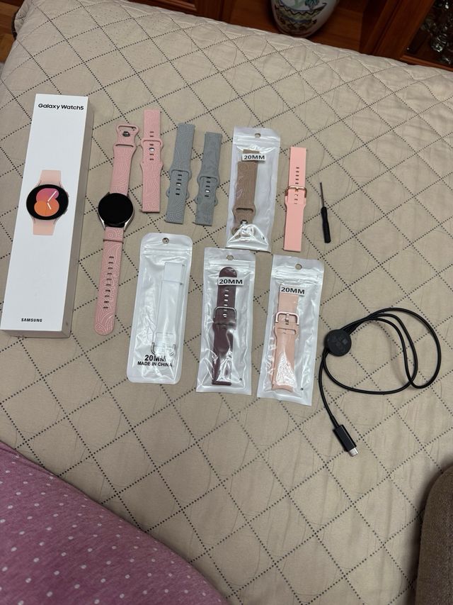 Samsung Galaxy Watch 5 Rosa/Plata