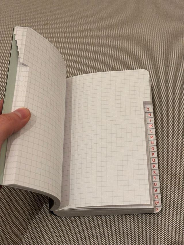 Quadernetto Miquelrius A-Z Nero