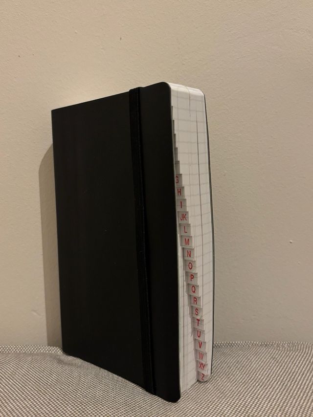 Quadernetto Miquelrius A-Z Nero