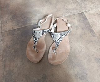 Sandalias Zara Serpiente