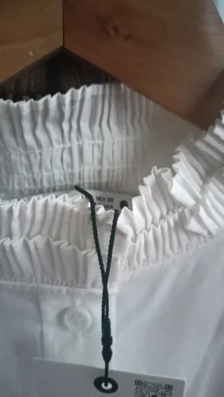 Camisa Zara Blanca Talla S