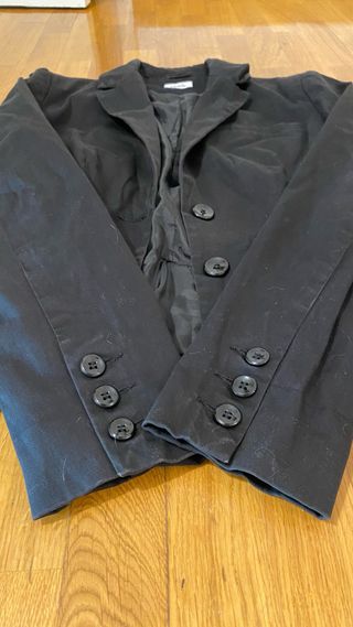 Chaqueta americana negra