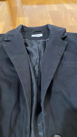 Chaqueta americana negra