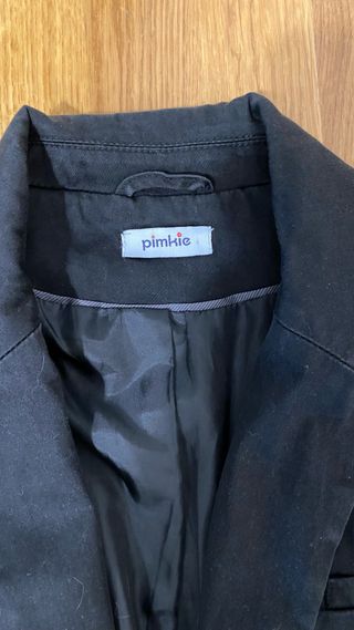 Chaqueta americana negra