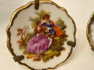 Lote 4 Pratos Miniatura Limoges