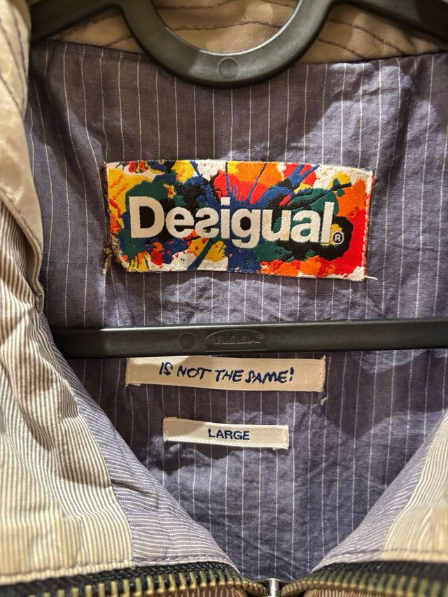 Cazadora hombre marca Desigual Talla L