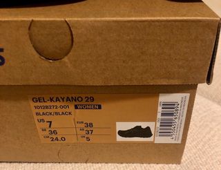 Zapatillas Asics Gel-Kayano 29 Negras Nuevas