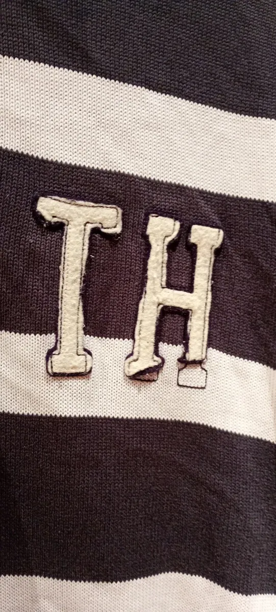 Polo Tommy Hilfiger Rayas Azul/Blanco