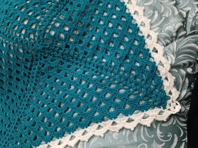 Copertina neonato uncinetto lana