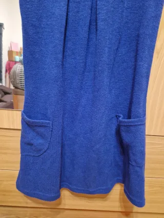 Vestido morado/azulado con bolsillos