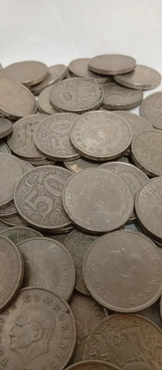 Lote 90 monedas 50.000 Liras Turquía