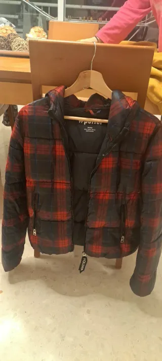 Chaqueta Bershka cuadros M