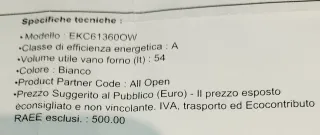 Cucina elettrica piano cottura e forno elettrici
