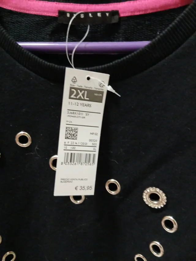 Sudadera Sisley Benetton Talla 11-12