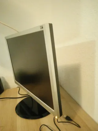 Monitor HP Plata y Negro