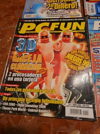 4 revistas PC fun año 2000