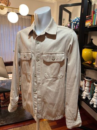 Sobrecamisa beige