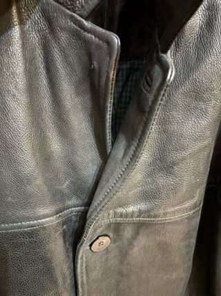 Giacca in vera pelle vintage uomo