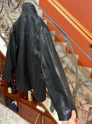 Giacca in vera pelle vintage uomo