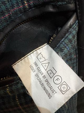 Giacca in vera pelle vintage uomo