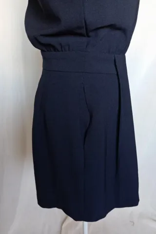 Mono Zara azul manga acampanada