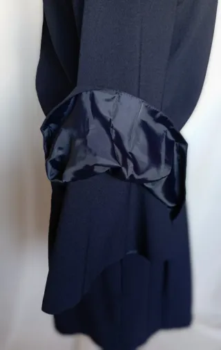 Mono Zara azul manga acampanada