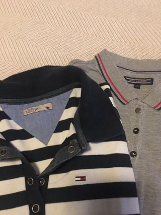 Lote 2 polos Tommy Hilfiger mujer Talla L, m/larga