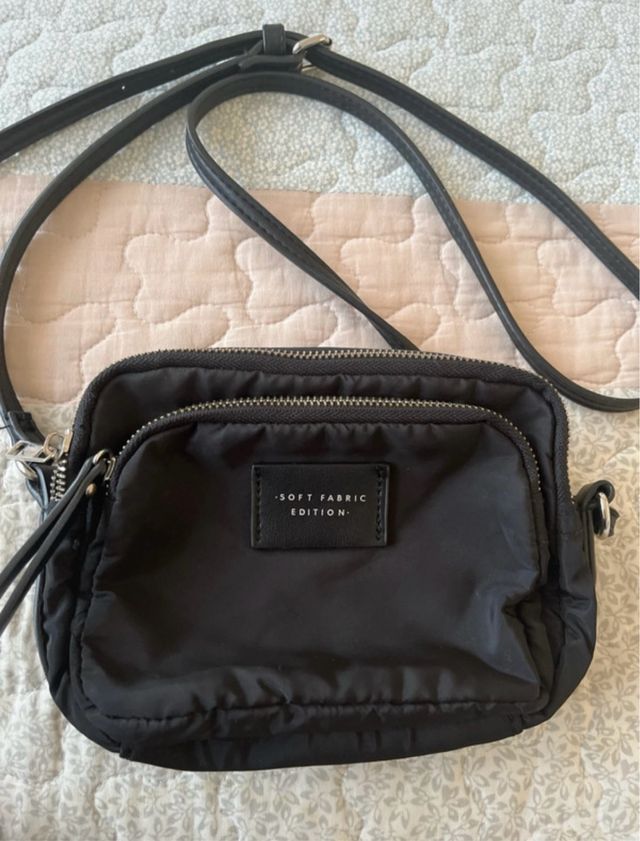 Borsa a tracolla Pull&Bear nera