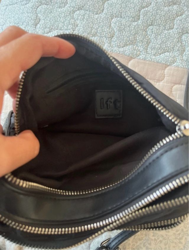 Borsa a tracolla Pull&Bear nera