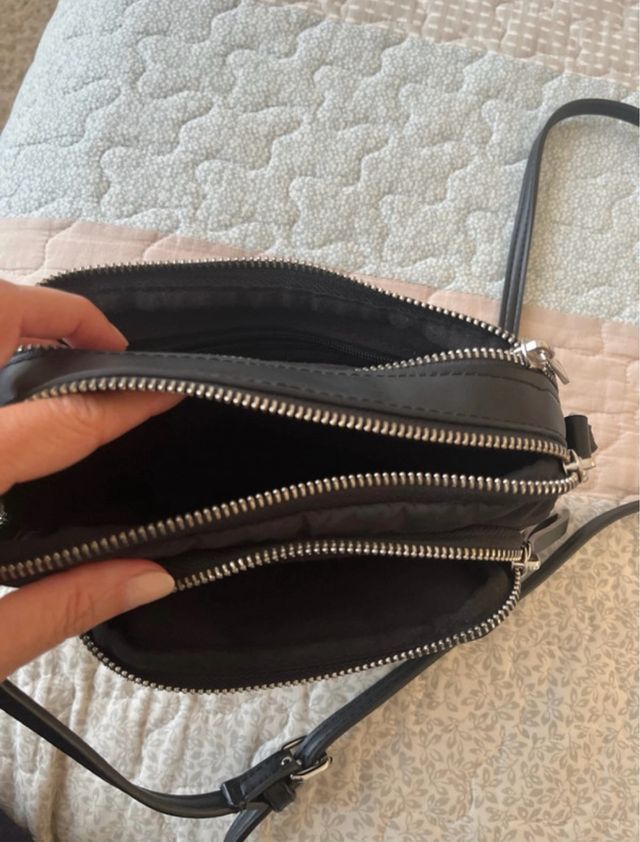 Borsa a tracolla Pull&Bear nera