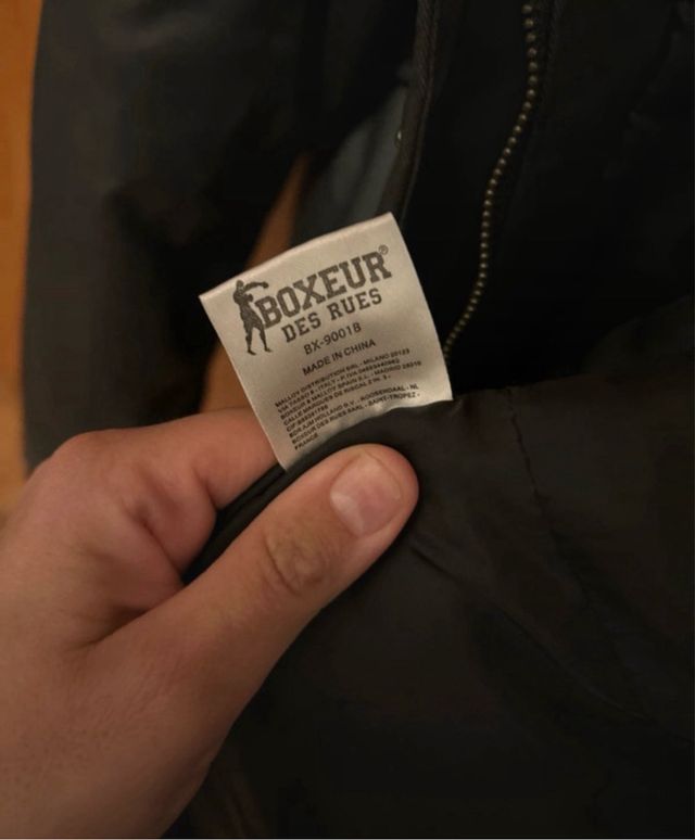 Giubbotto invernale Boxeur des rues nero