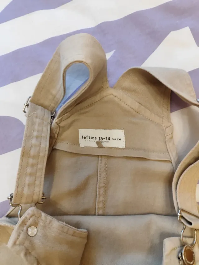 Pichi Pero vaquero beige Lefties 13 años