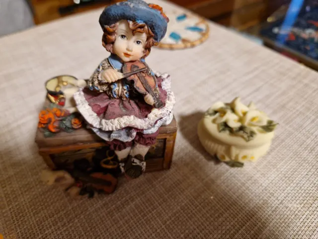 Juego 2 Cajas Decorativas Vintage