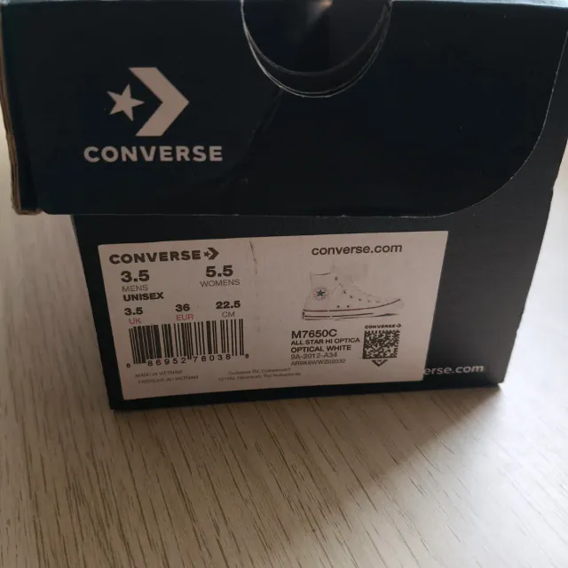 Zapatillas Converse Bota Blancas Talla 36