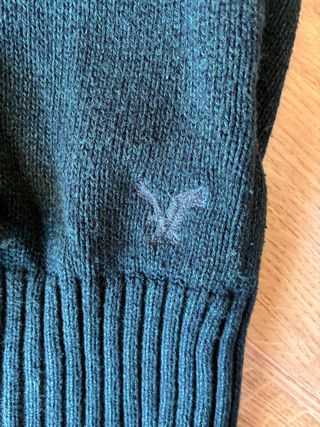 Jersey American Eagle Verde Talla L Algodón 100%