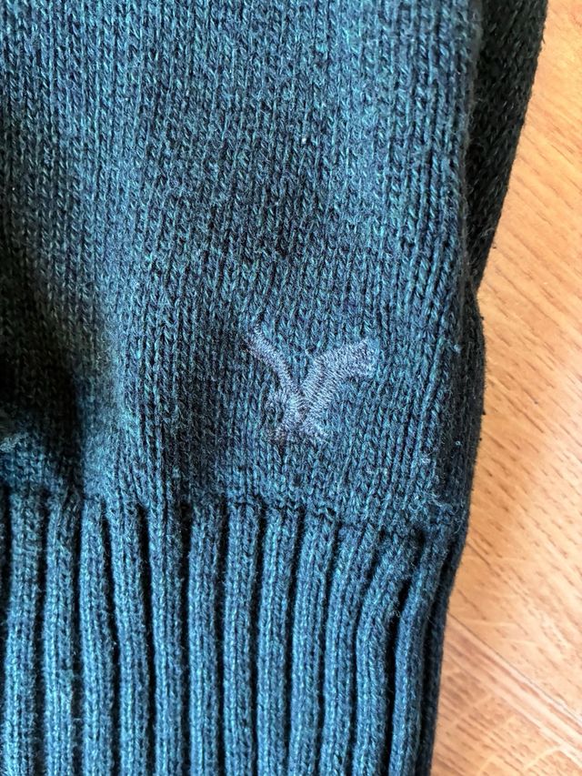 Jersey American Eagle Verde Talla L Algodón 100%