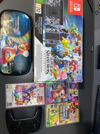 Nintendo Switch, Mando Pro y 3 juegos