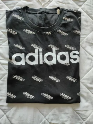 Camiseta Adidas Hombre Negra