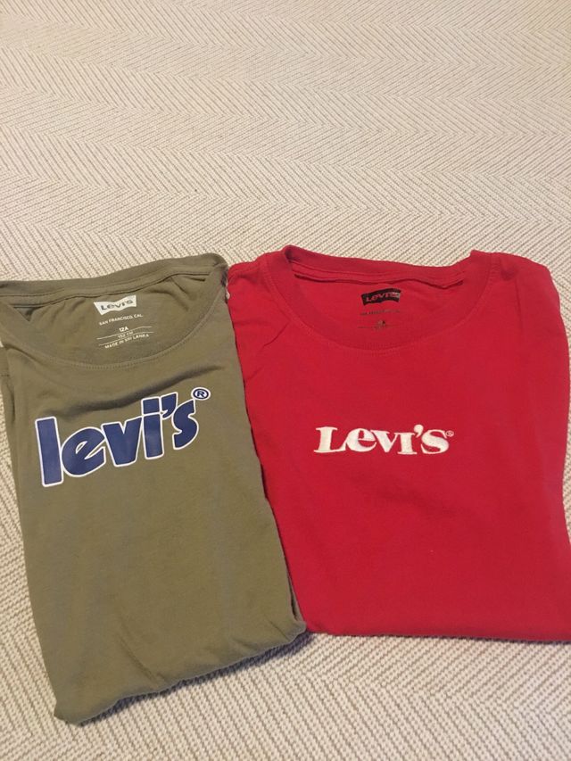 Lote 2 Camisetas Levi's Niño Talla 12A