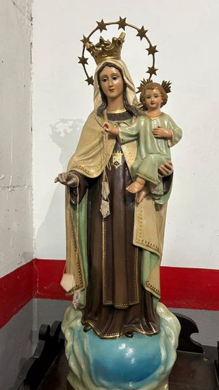 Virgen del Carmen Escayola Antigua